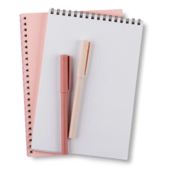 Drawing book with 36 unruled pages,