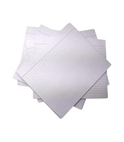 Answer Sheets, 100 Sheets, Both Side Ruled, 29x23 cm