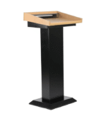 Mahogany finish podium stand for events